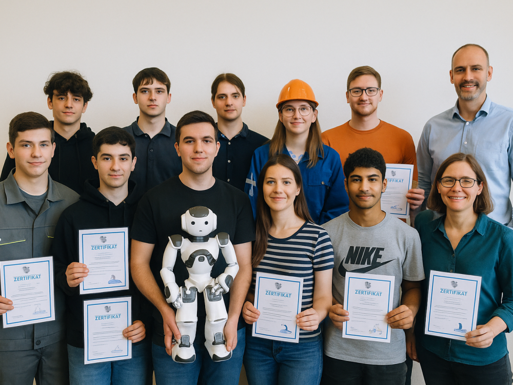 KI generierte PUSCH Absolventen der August Bebel Schule